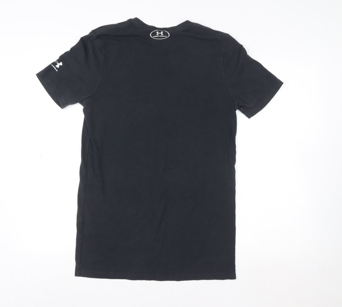 Mens UK Size S Under armour Black  Cotton Blend T-Shirt