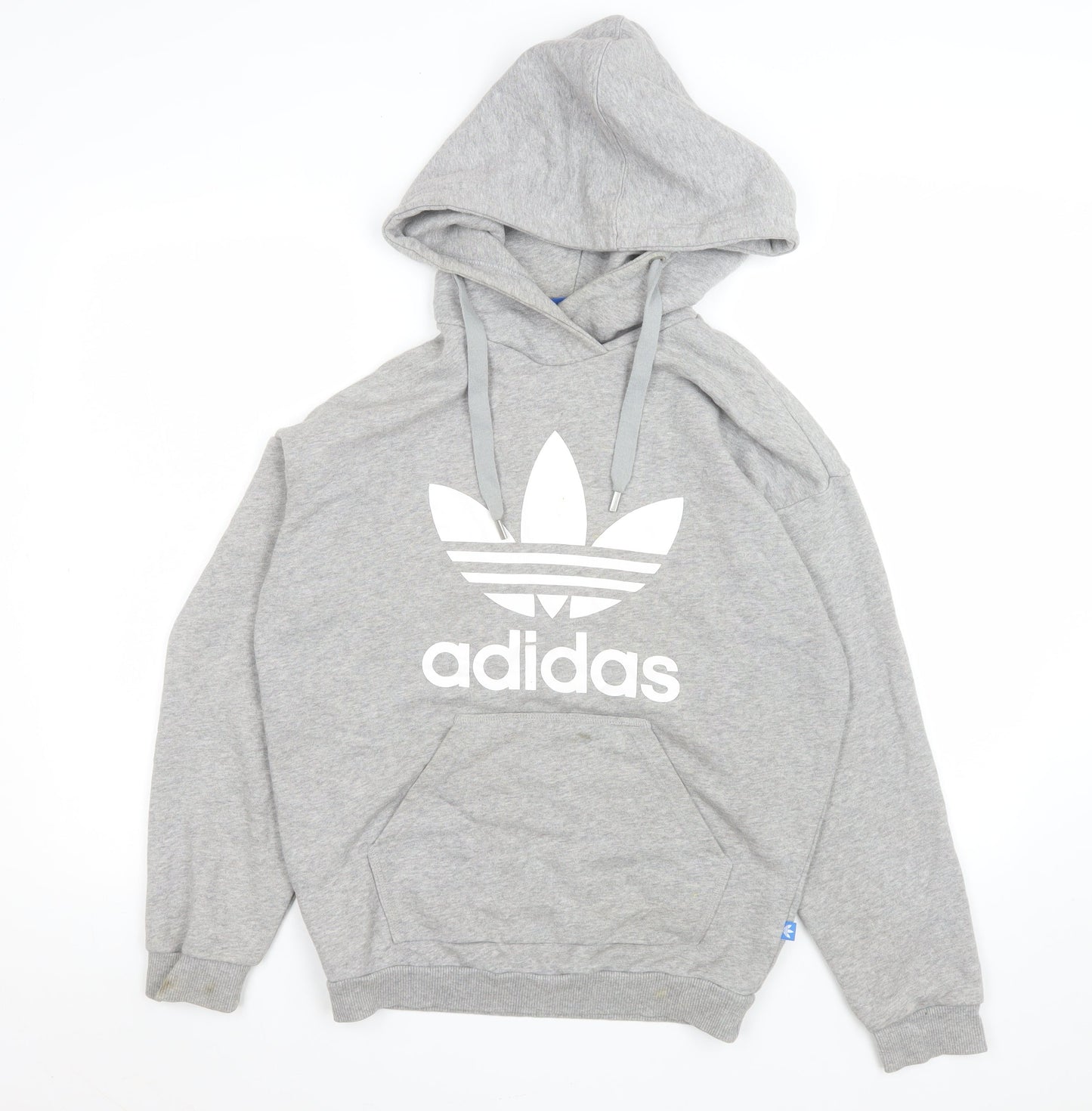 Womens UK 6 Regular adidas Grey Pullover Hoodie