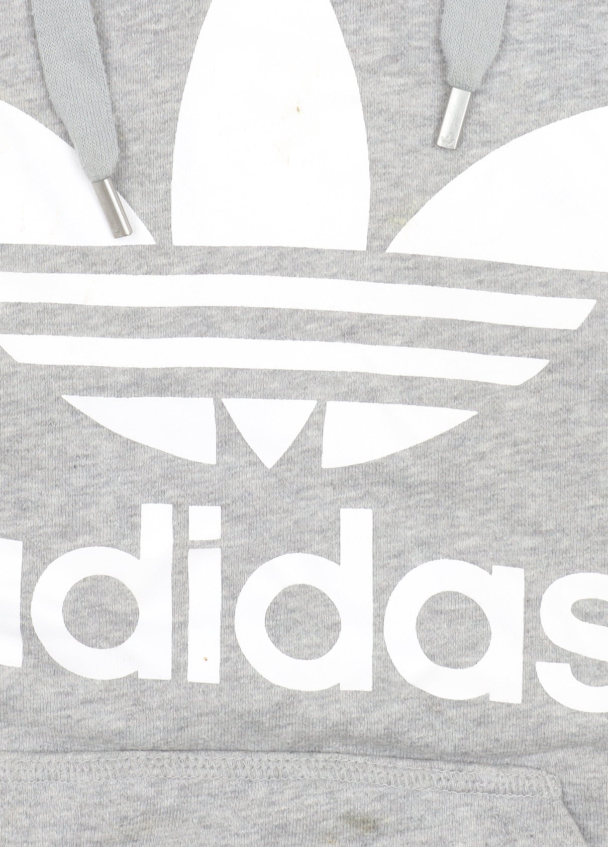 Womens UK 6 Regular adidas Grey Pullover Hoodie