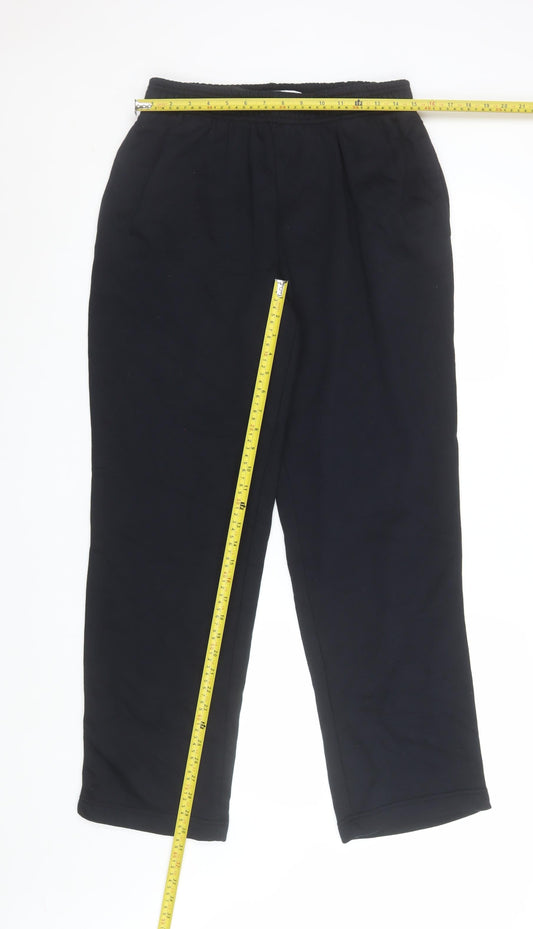 Amazon Essentials Men’s Black Regular Fit Fleece Sweatpants M