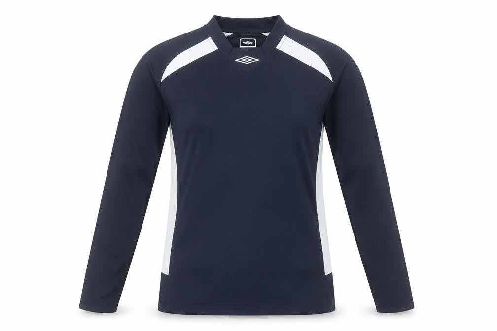 Umbro Womens Black XS Long Sleeve V-Neck Training Top