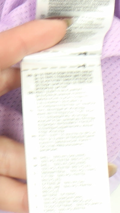 Womens UK Size 10 Regular adidas Purple Polyamide Jacket