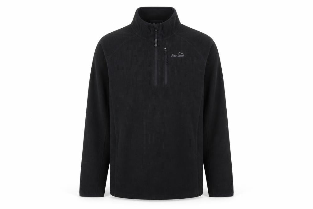 Mens UK L Regular Peter Storm Black Pullover Sweatshirt