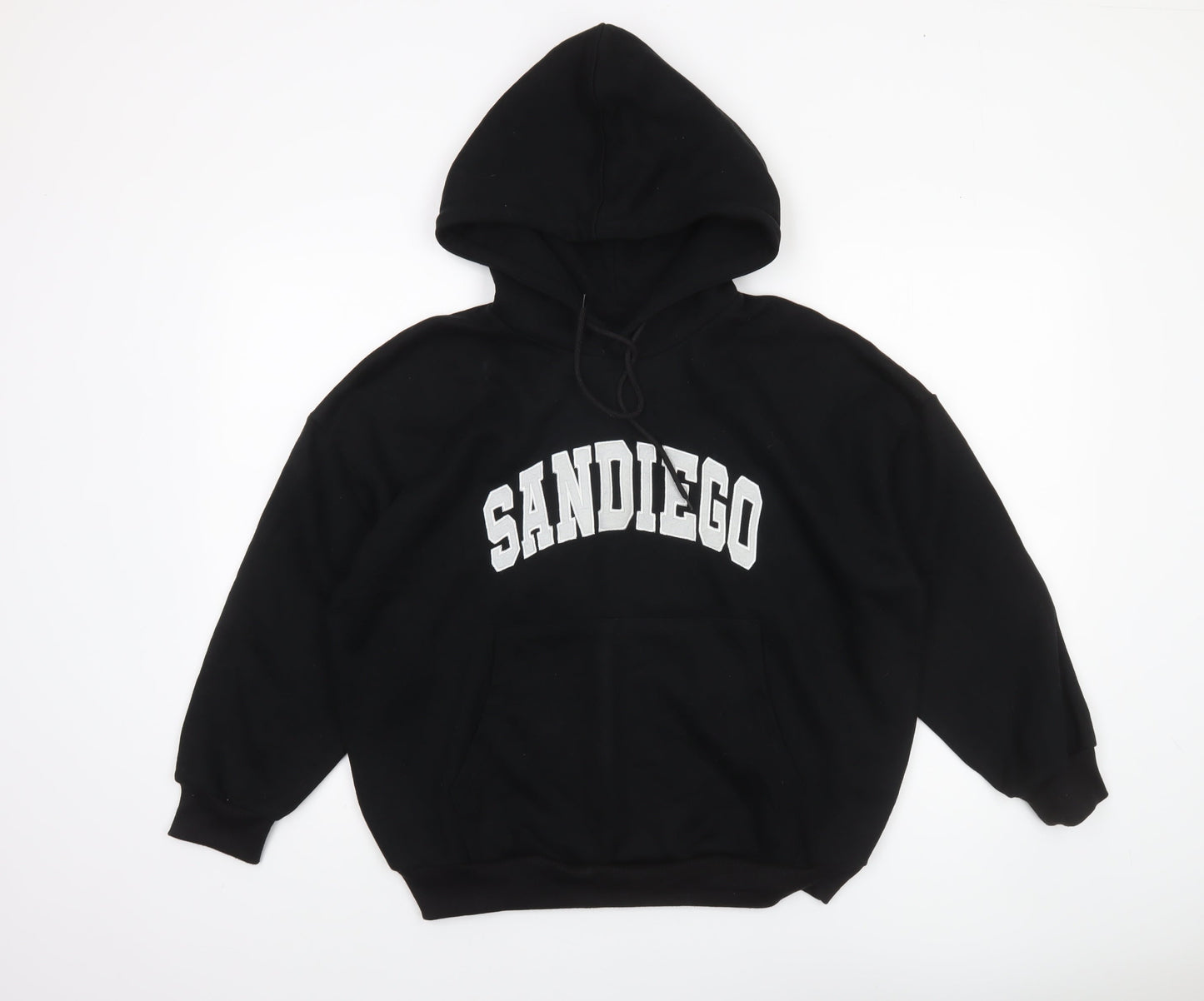 Dazy Women's Black 'San Diego' Pullover Hoodie M