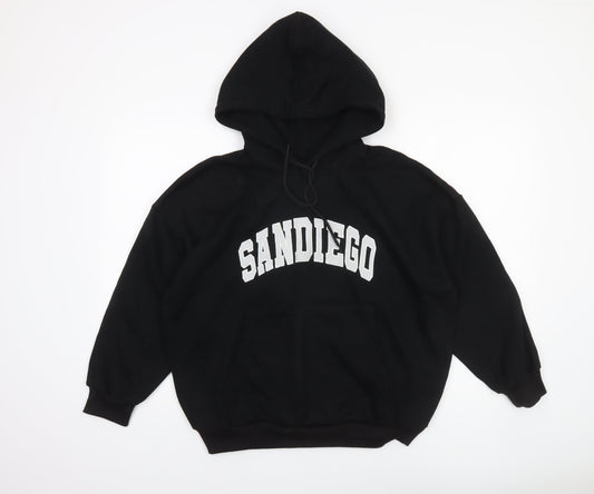 Dazy Women's Black 'San Diego' Pullover Hoodie M