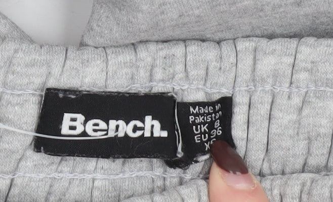 Bench Womens Grey Jogger Sweatpants Size 8 XS Cotton Blend