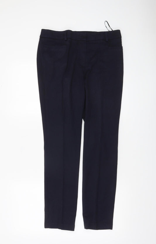 Next Women’s Blue Slim Fit Stretch Trousers Size 10L