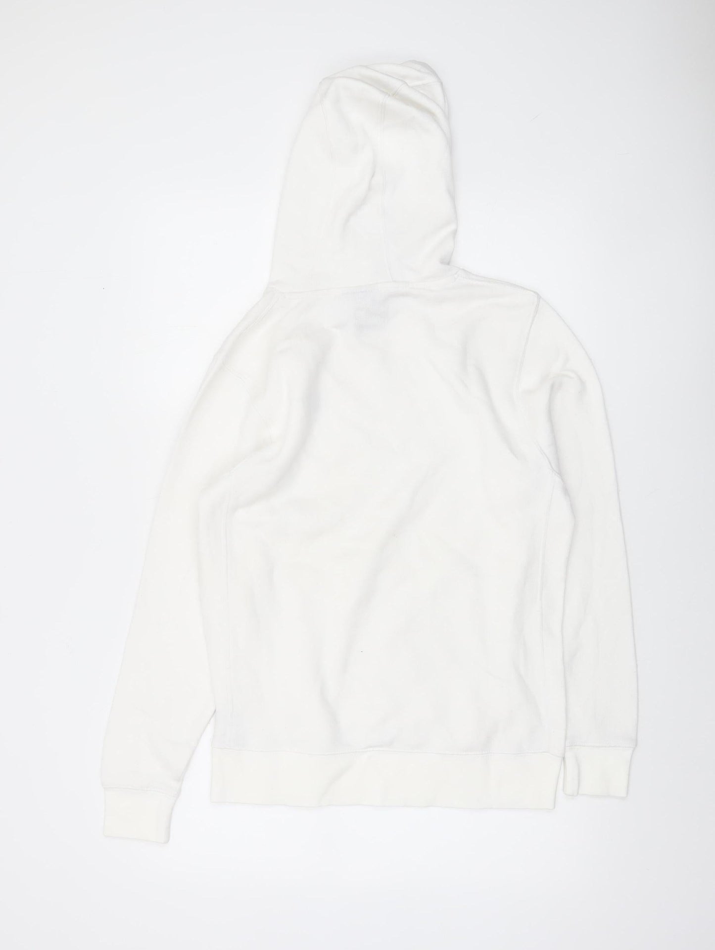 Mens UK S Regular Nike White Pullover Hoodie