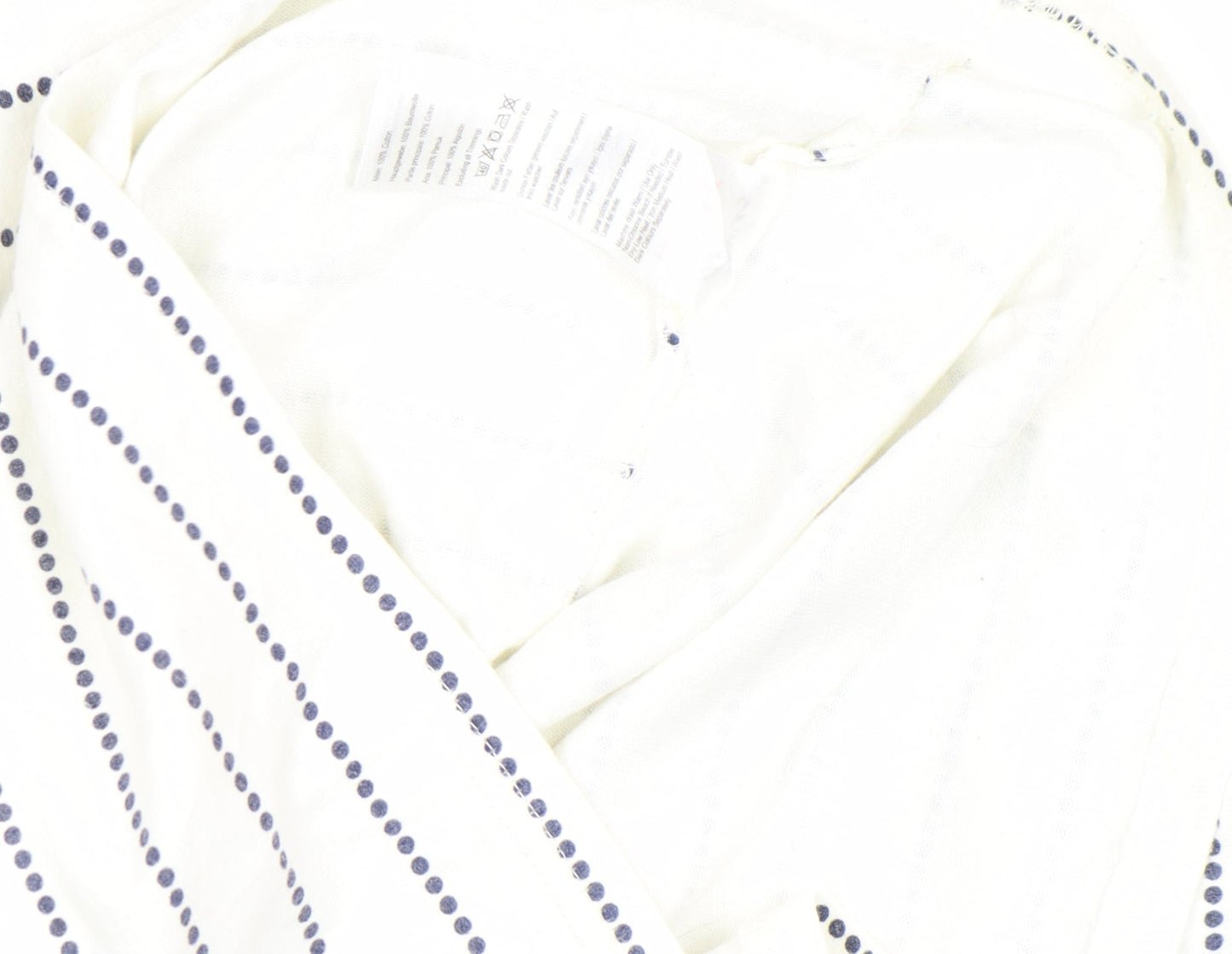 Womens UK Size 8 Joules White Cotton T-Shirt