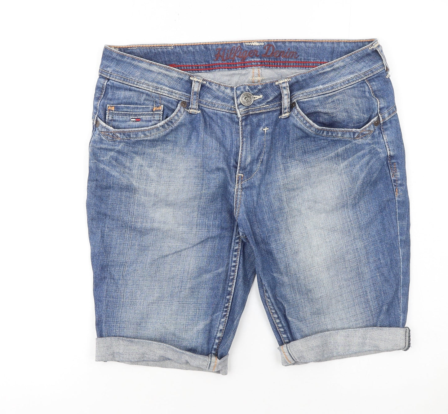 Tommy Hilfiger Denim Men's Blue W31 Chino Shorts Super Low Waist