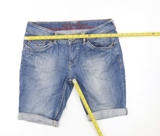 Tommy Hilfiger Denim Men's Blue W31 Chino Shorts Super Low Waist