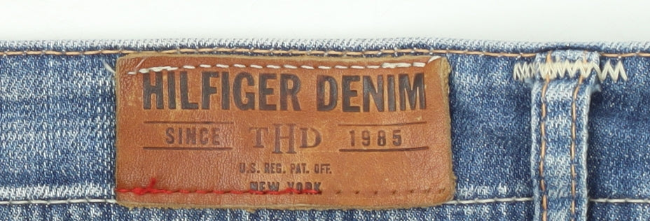 Tommy Hilfiger Denim Men's Blue W31 Chino Shorts Super Low Waist