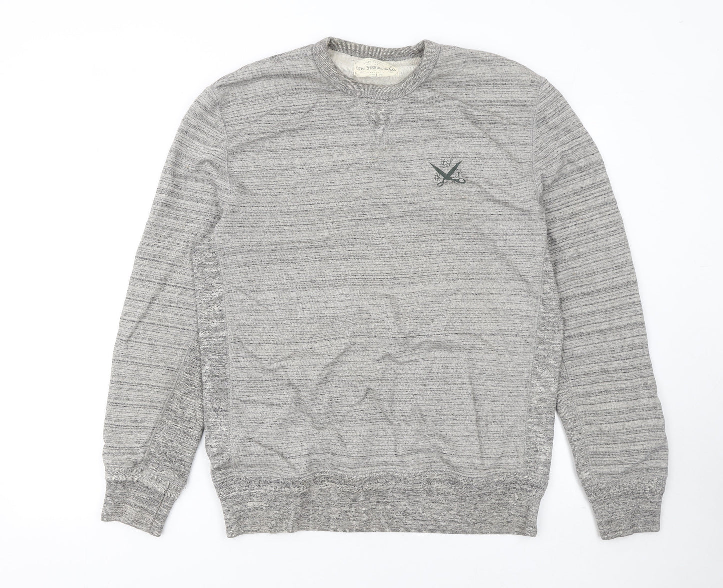 Levi Strauss & Co. Men's Grey Crew Neck Knit Sweatshirt Size M