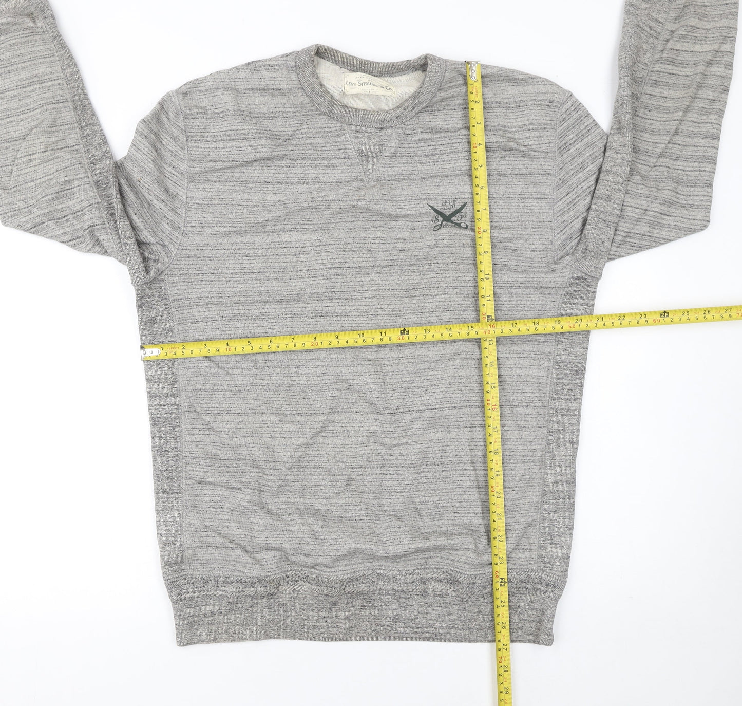 Levi Strauss & Co. Men's Grey Crew Neck Knit Sweatshirt Size M