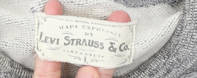 Levi Strauss & Co. Men's Grey Crew Neck Knit Sweatshirt Size M