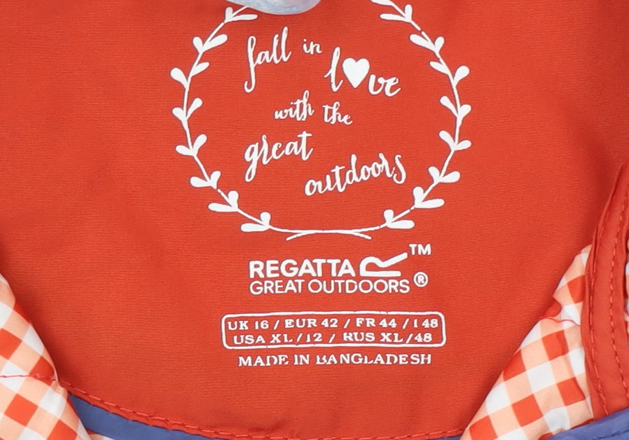 Womens UK Size 16 Regular Regatta Red Polyester Jacket