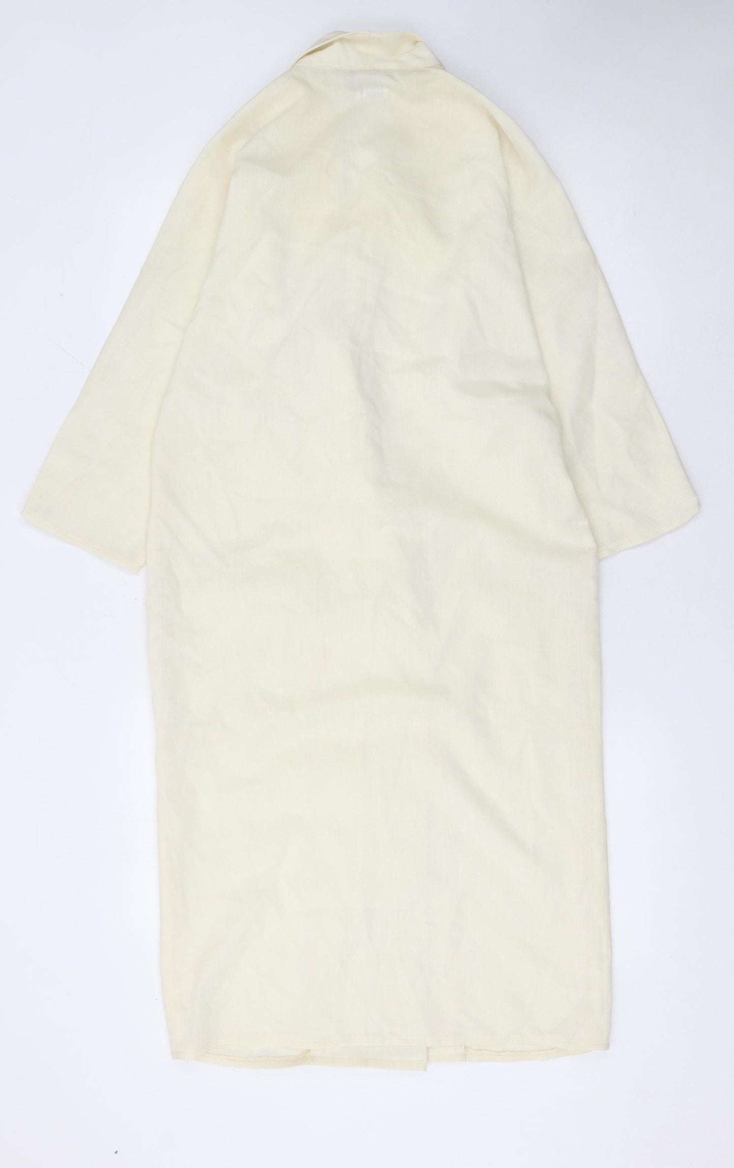 Lettie Women Ivory Double-Breasted Shawl Collar Blazer Size 10