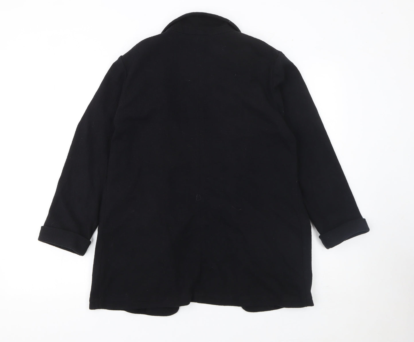 New Look Women's Black Size 12 Single-Breasted Blazer Jacket