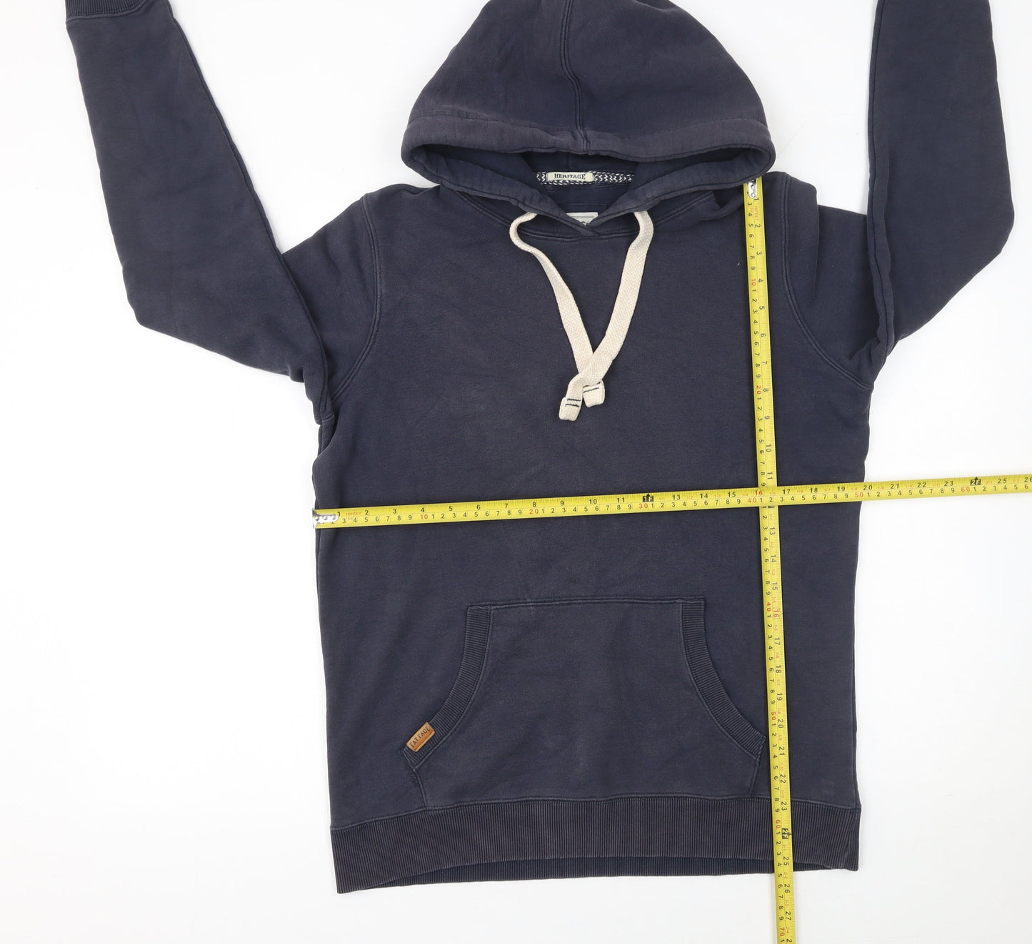 Womens UK 10 Regular FatFace Blue Pullover Hoodie