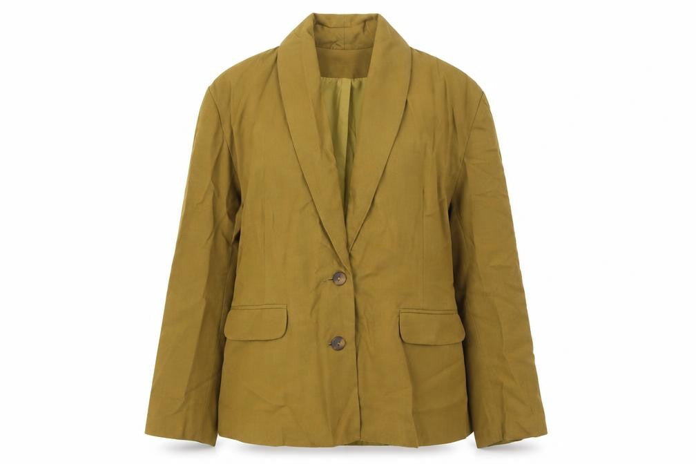 Helium Women’s Brown Size 12 Shawl Lapel Two-Button Blazer