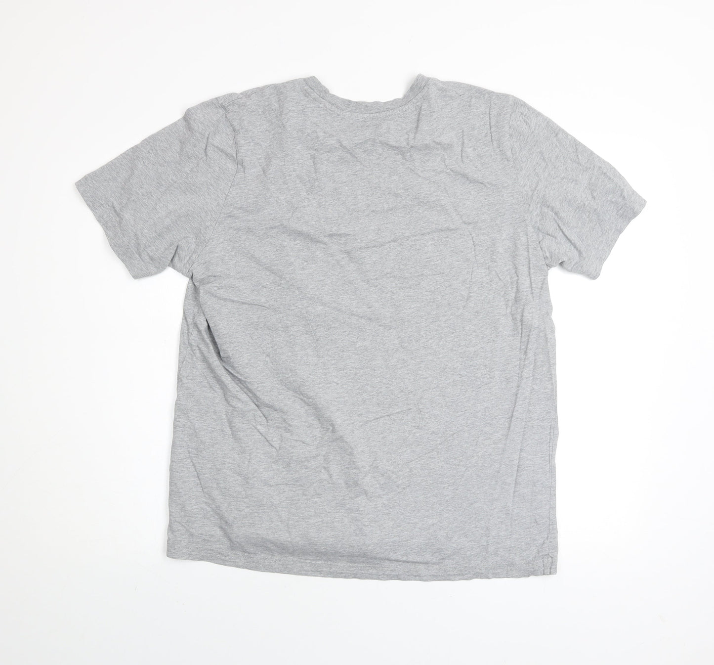 Mens UK Size L adidas Grey  Cotton T-Shirt