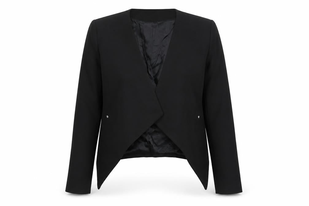 H&M Women’s Black Blazer Jacket Size 8 Classic Lightweight