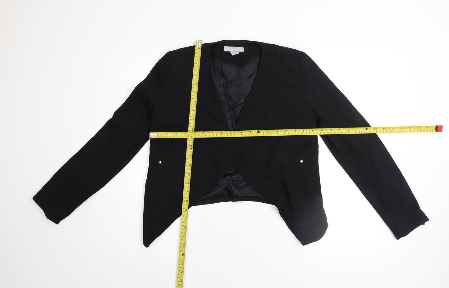H&M Women’s Black Blazer Jacket Size 8 Classic Lightweight
