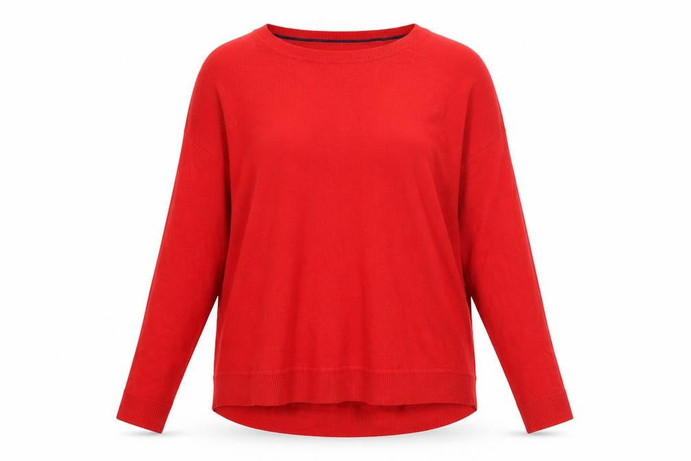 Womens UK 2XS Regular Joules Red Pullover Tight-Knit