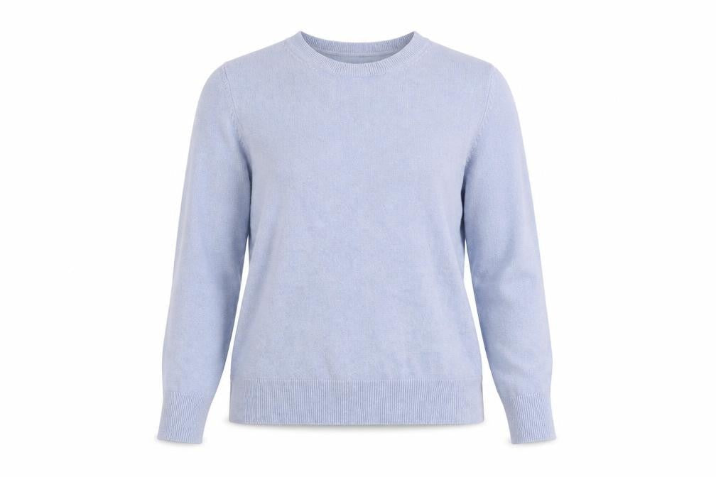 Marks and Spencer Women Blue Size 12 Crew Neck Acrylic Jumper