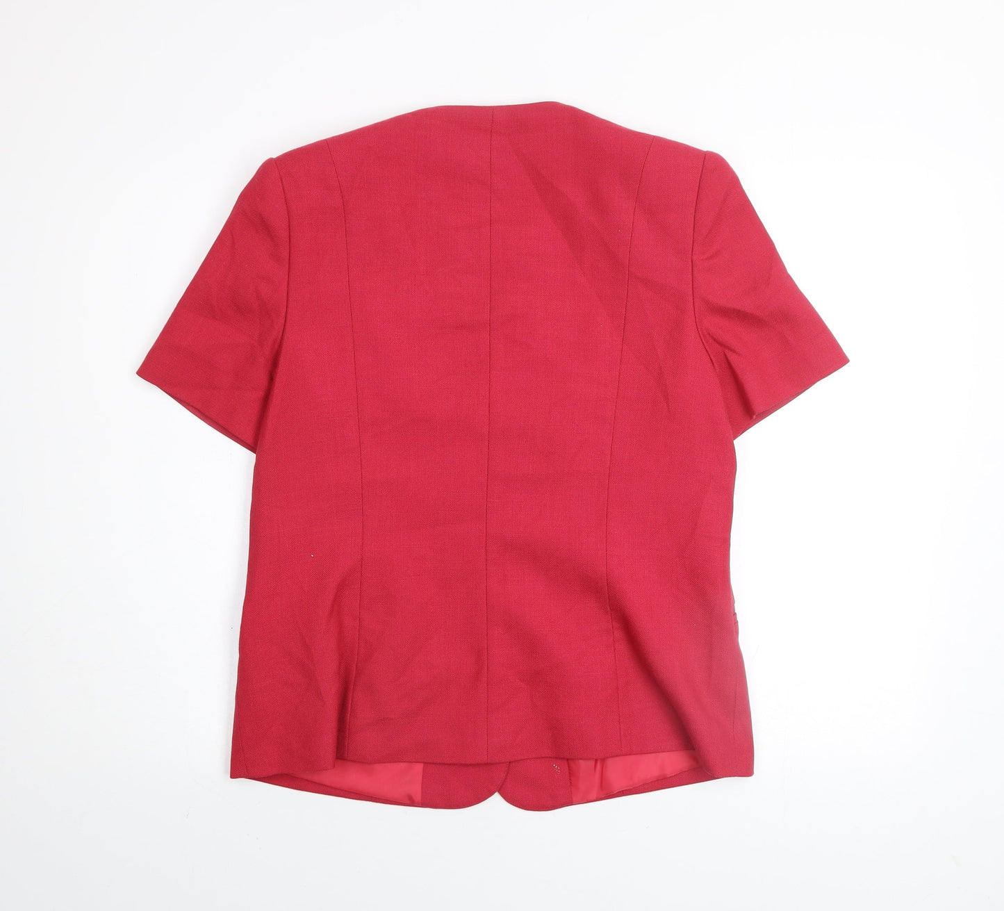 Classics First Avenue Womens Red Short Sleeve Blazer UK 12