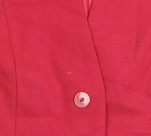 Classics First Avenue Womens Red Short Sleeve Blazer UK 12