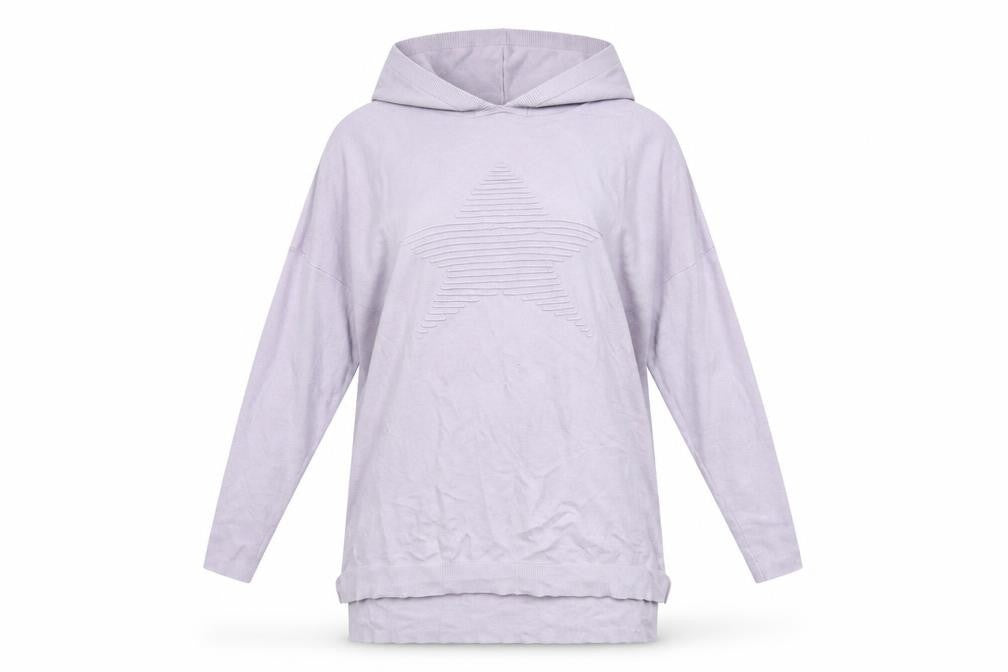 Amara Reya Women’s Lilac Hooded Pullover Sweatshirt S-M