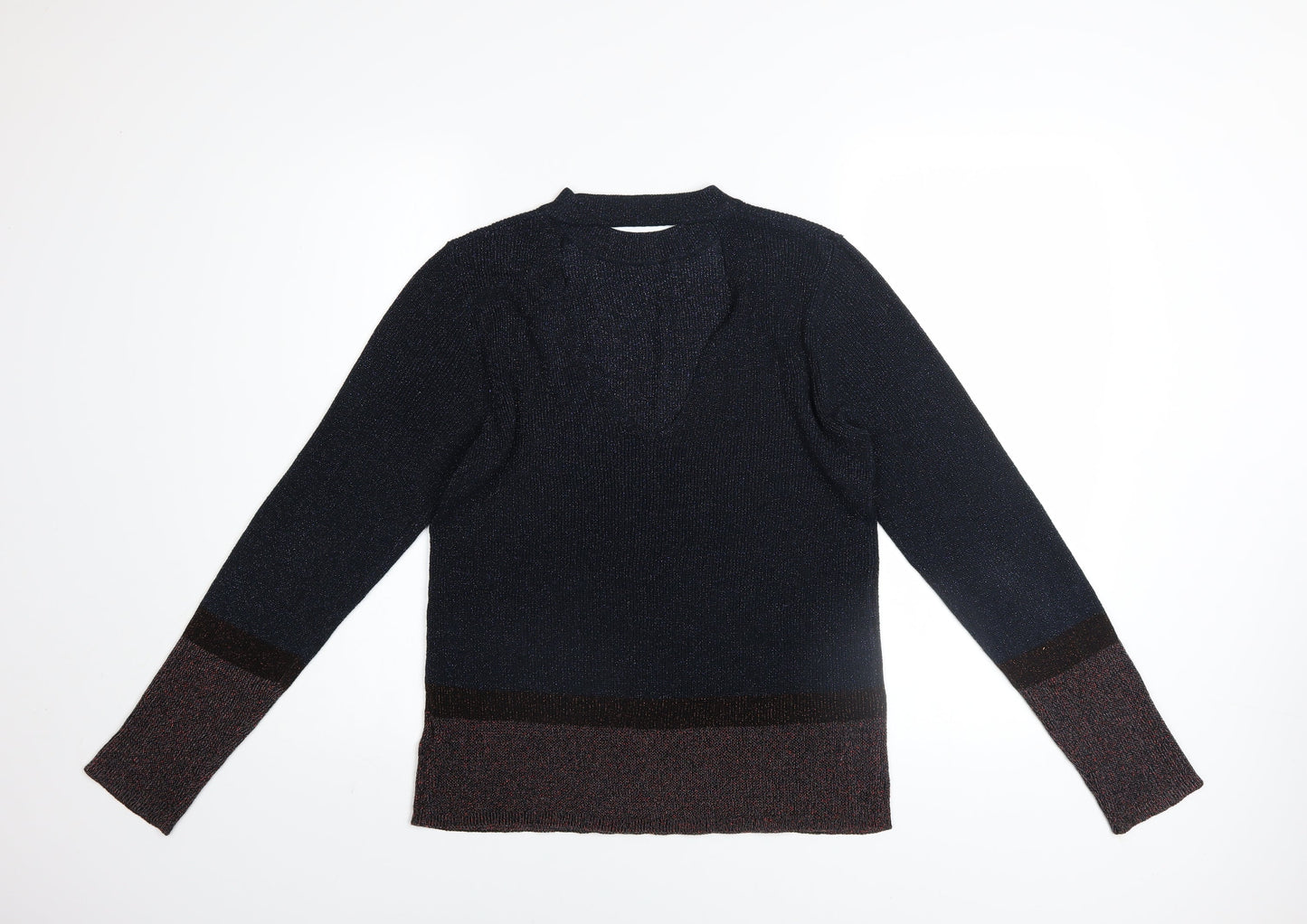 Next Women’s Multicoloured Crew Neck Pullover Jumper Size 14