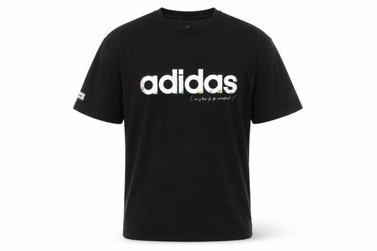 Mens UK Size L adidas Black  Cotton T-Shirt