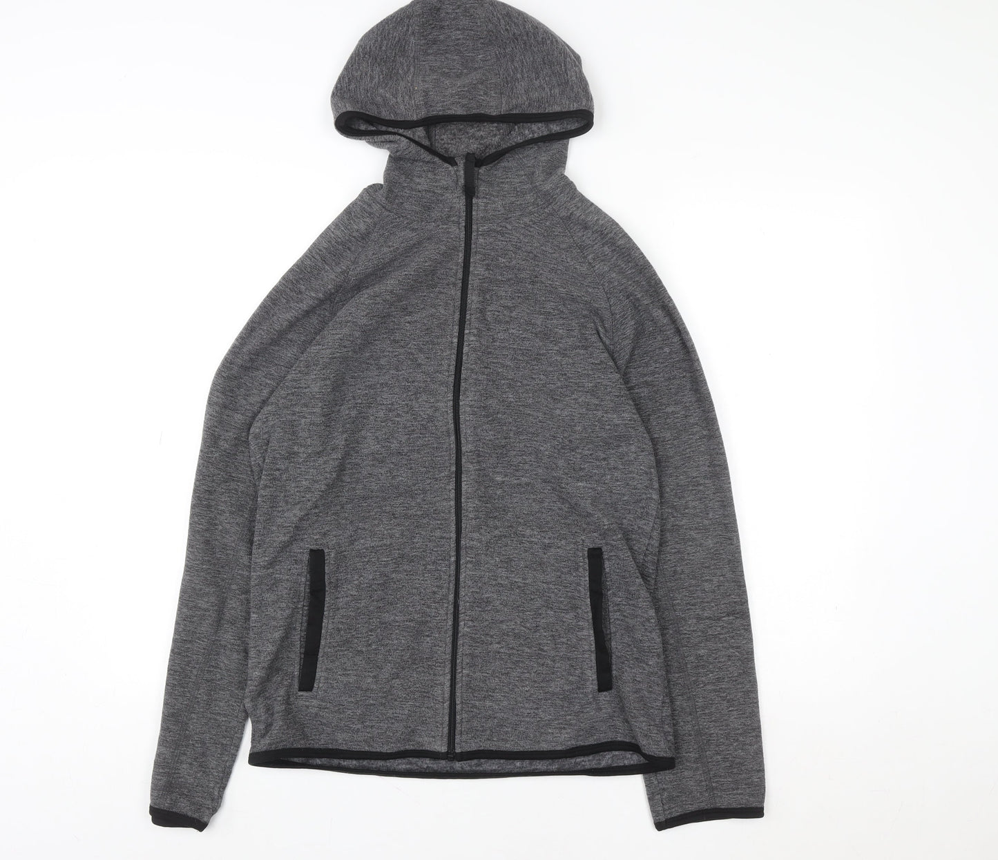 Womens UK XS Regular Mountain Warehouse Grey Full Zip Hoodie