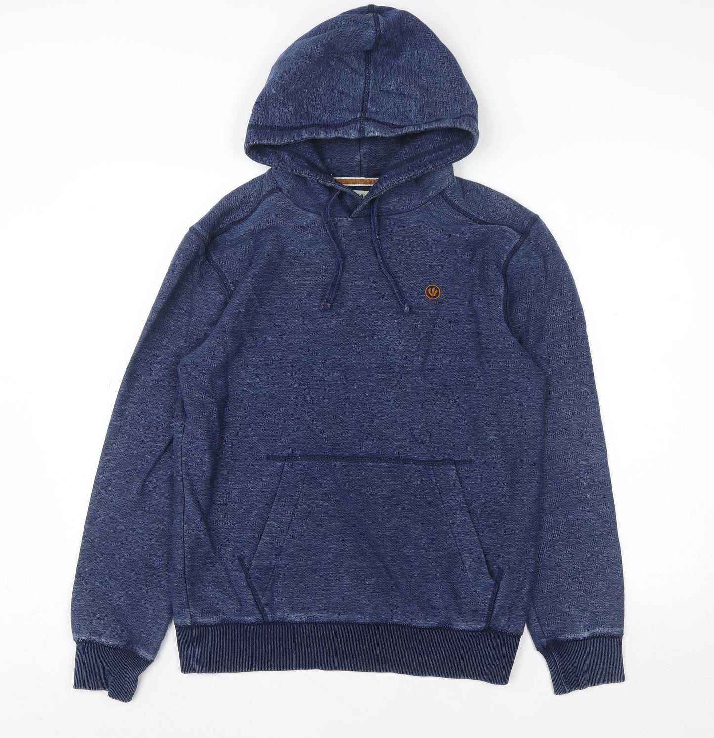 Womens UK S Regular Fat Face Blue Pullover Hoodie