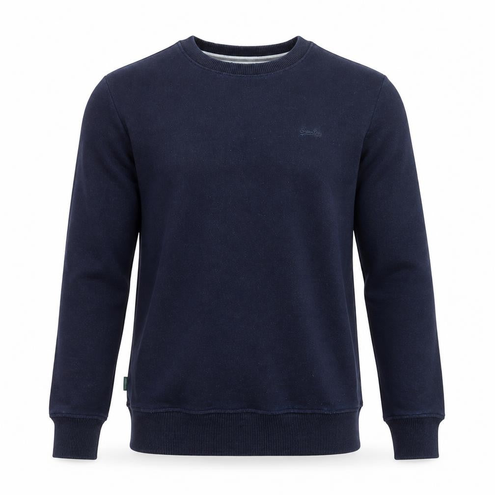 Mens UK XS Regular Superdry Blue Pullover Sweatshirt