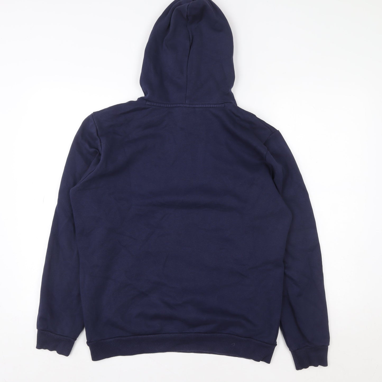 Womens UK S Regular PUMA Blue Pullover Hoodie