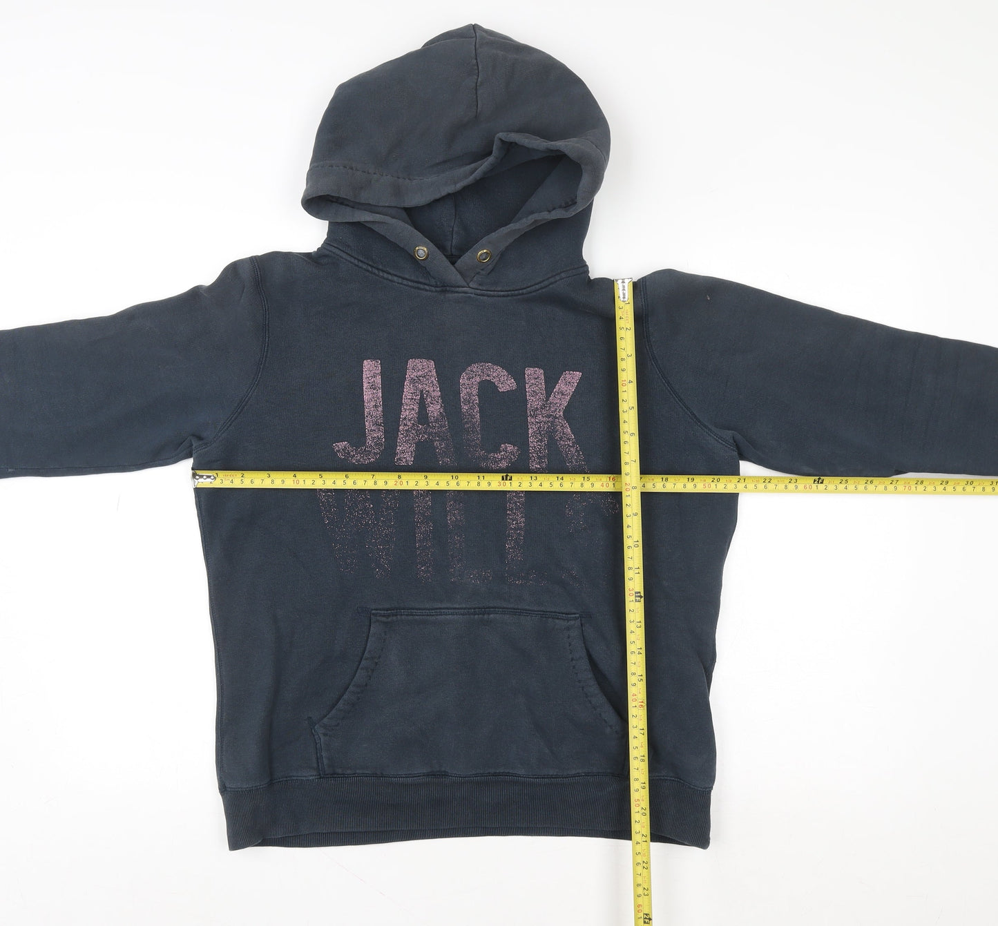 Womens UK S Regular Jack Wills Blue Pullover Hoodie