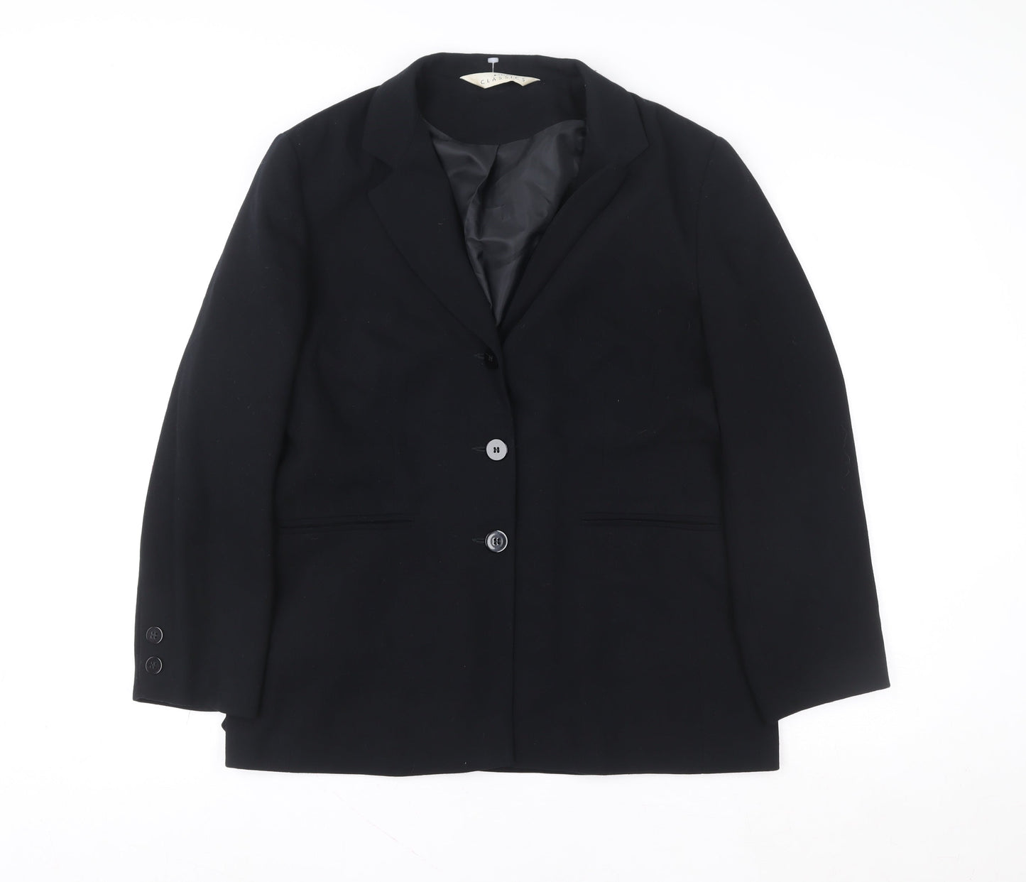 Modern Classics Women's Black Single-Breasted Blazer UK 16