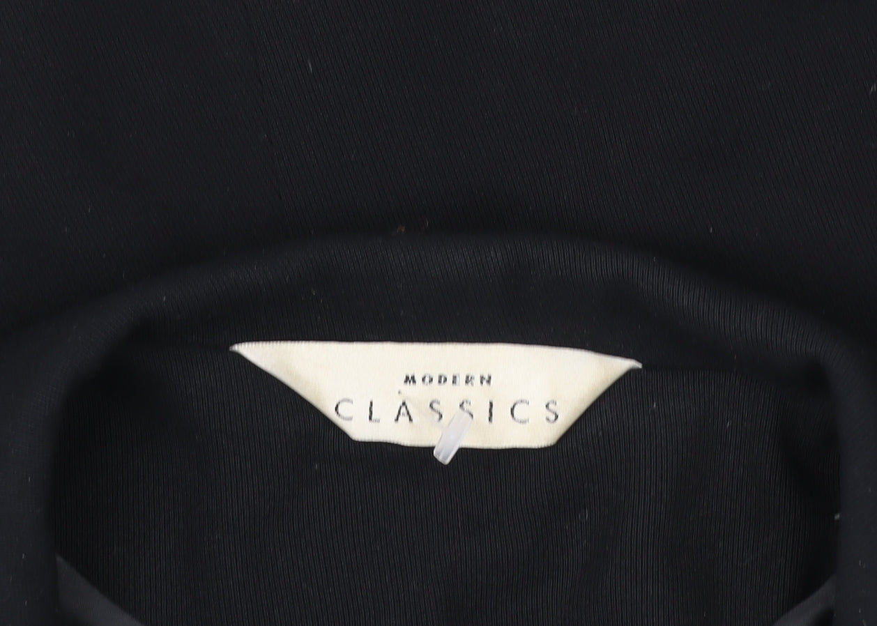 Modern Classics Women's Black Single-Breasted Blazer UK 16