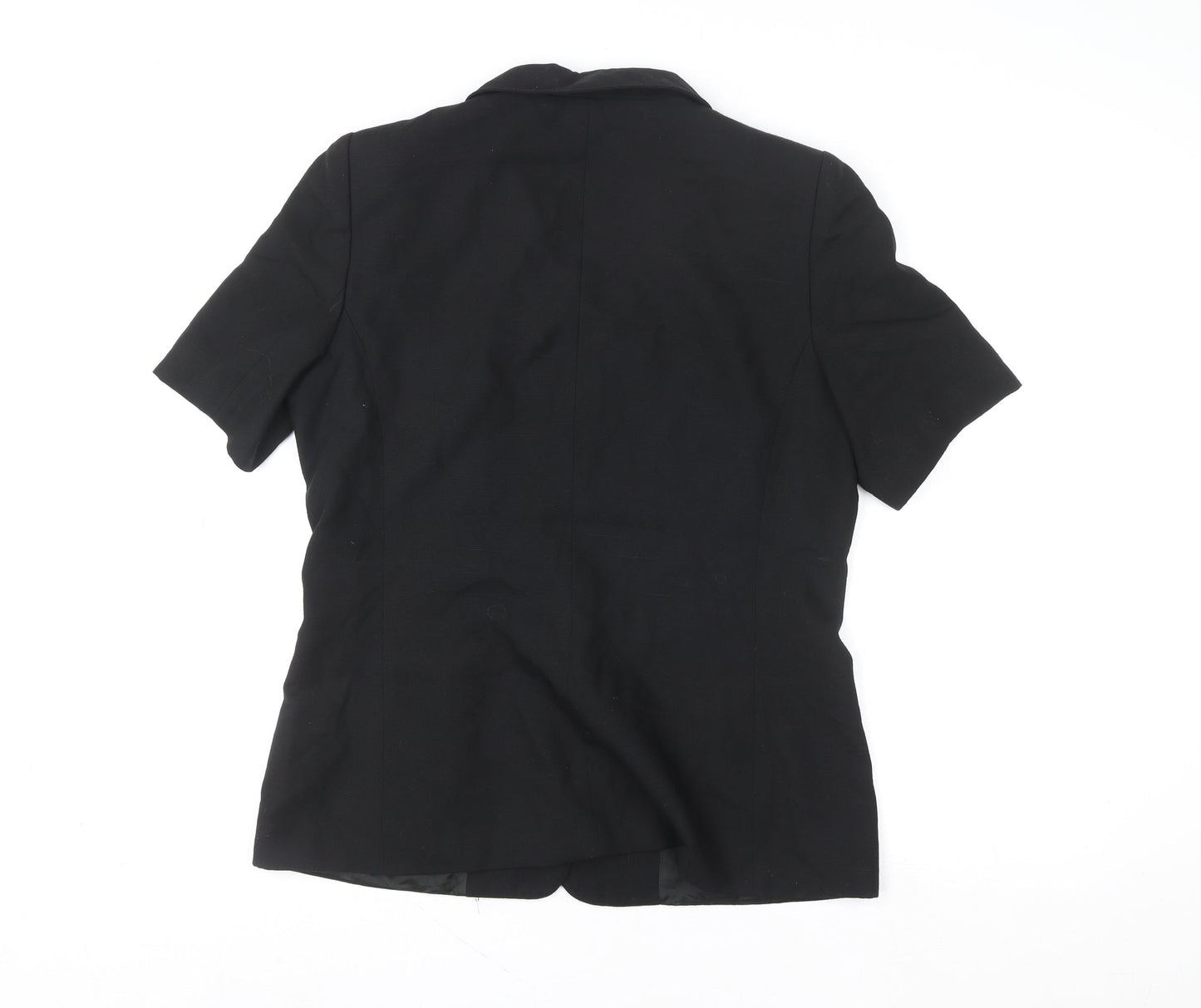 Westerlind Women's Black Short Sleeve Blazer Jacket Size 14
