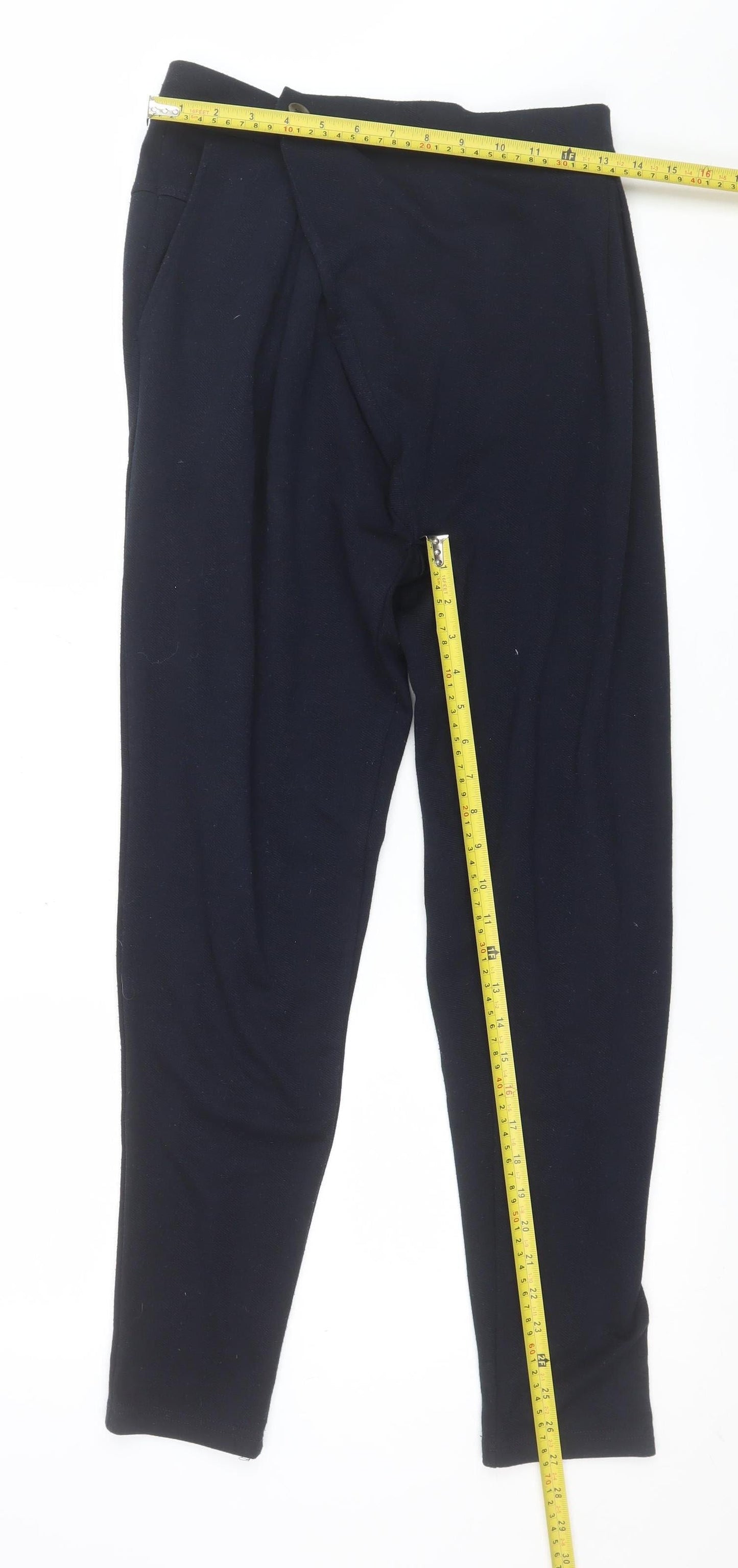 Zara Man Black Slim Fit Chino Trousers Men's M 31in Waist