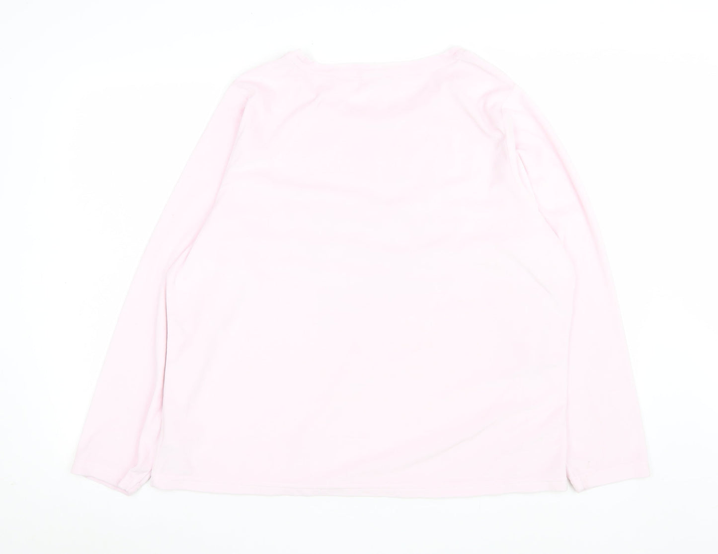 Disney Women’s Pink Stitch Long Sleeve Pyjama Top Size 16-18