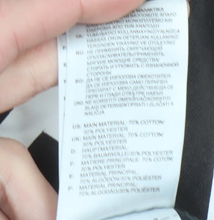 Mens UK Size 2XL adidas Black  Cotton Blend T-Shirt