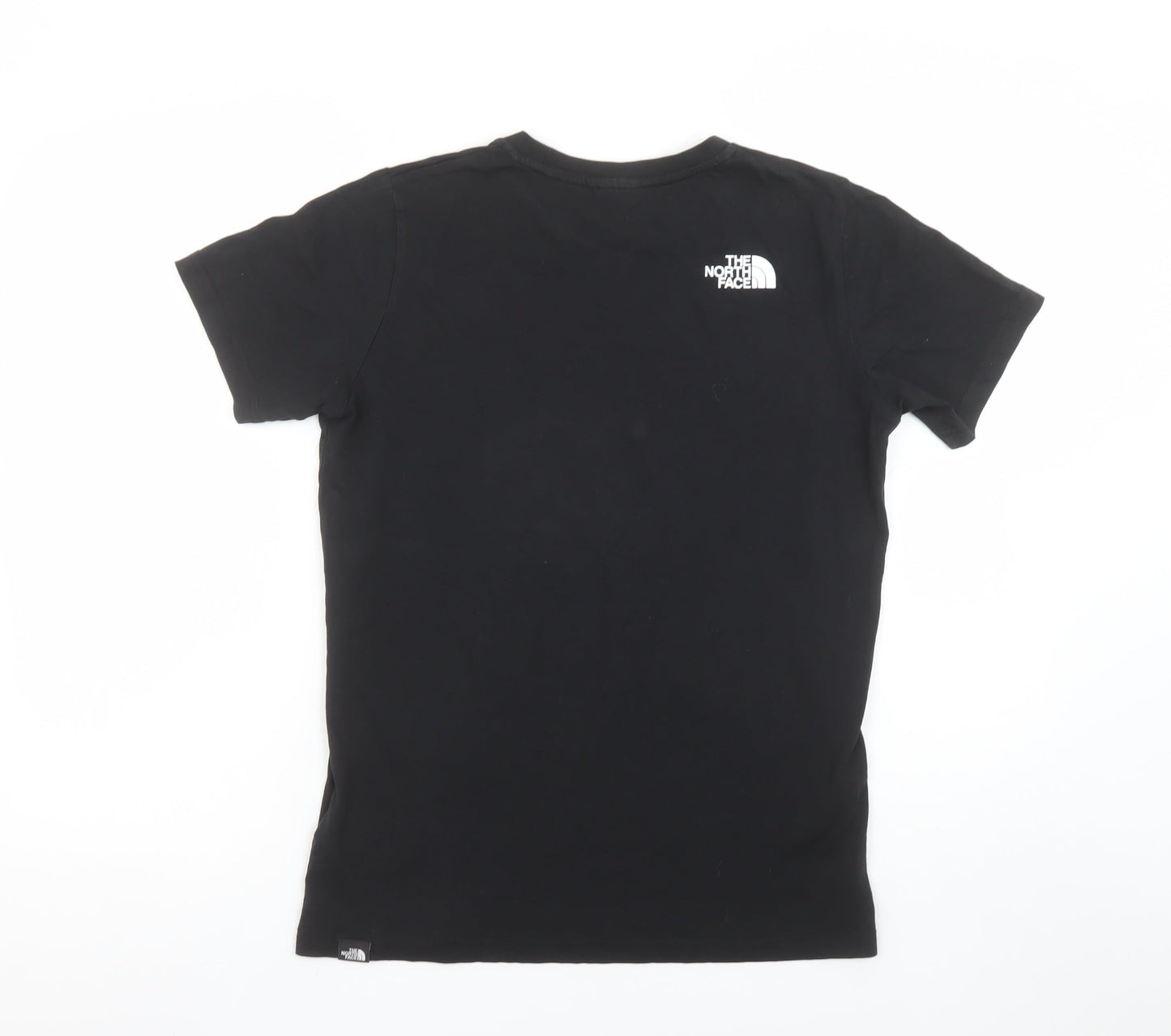 The North Face Boys Black XL T-Shirt Short Sleeve Cotton Outdoor Logo Tee
