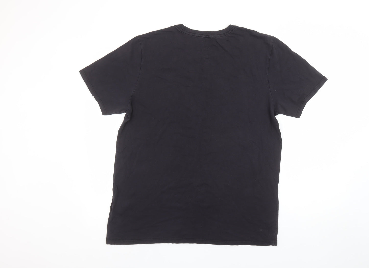 Mens UK Size L Nike Black  Cotton T-Shirt