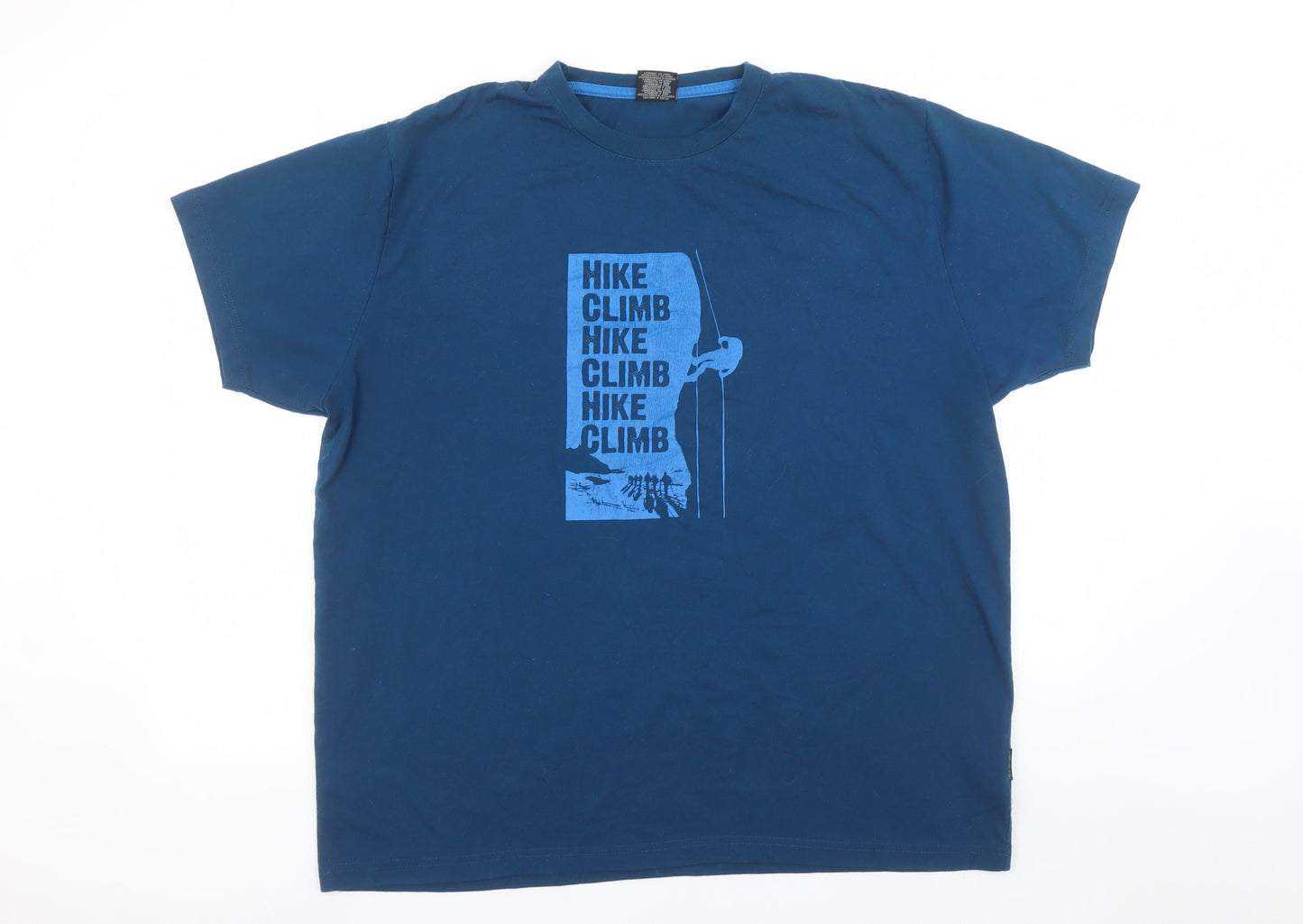 Mens UK Size 2XL Trespass Blue  Cotton T-Shirt