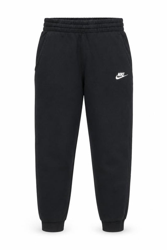 Nike Boys Black Jogger Sweatpants L 147-158cm Cotton Fleece Casual Sportswear