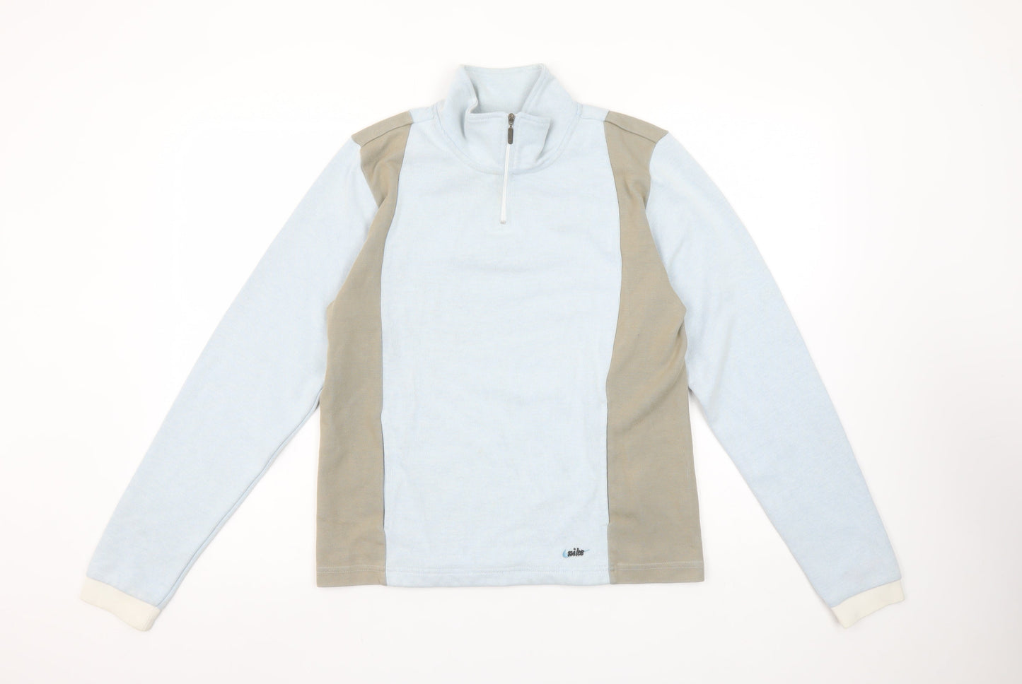 Womens UK M Regular Nike Blue Pullover Sweatshirt